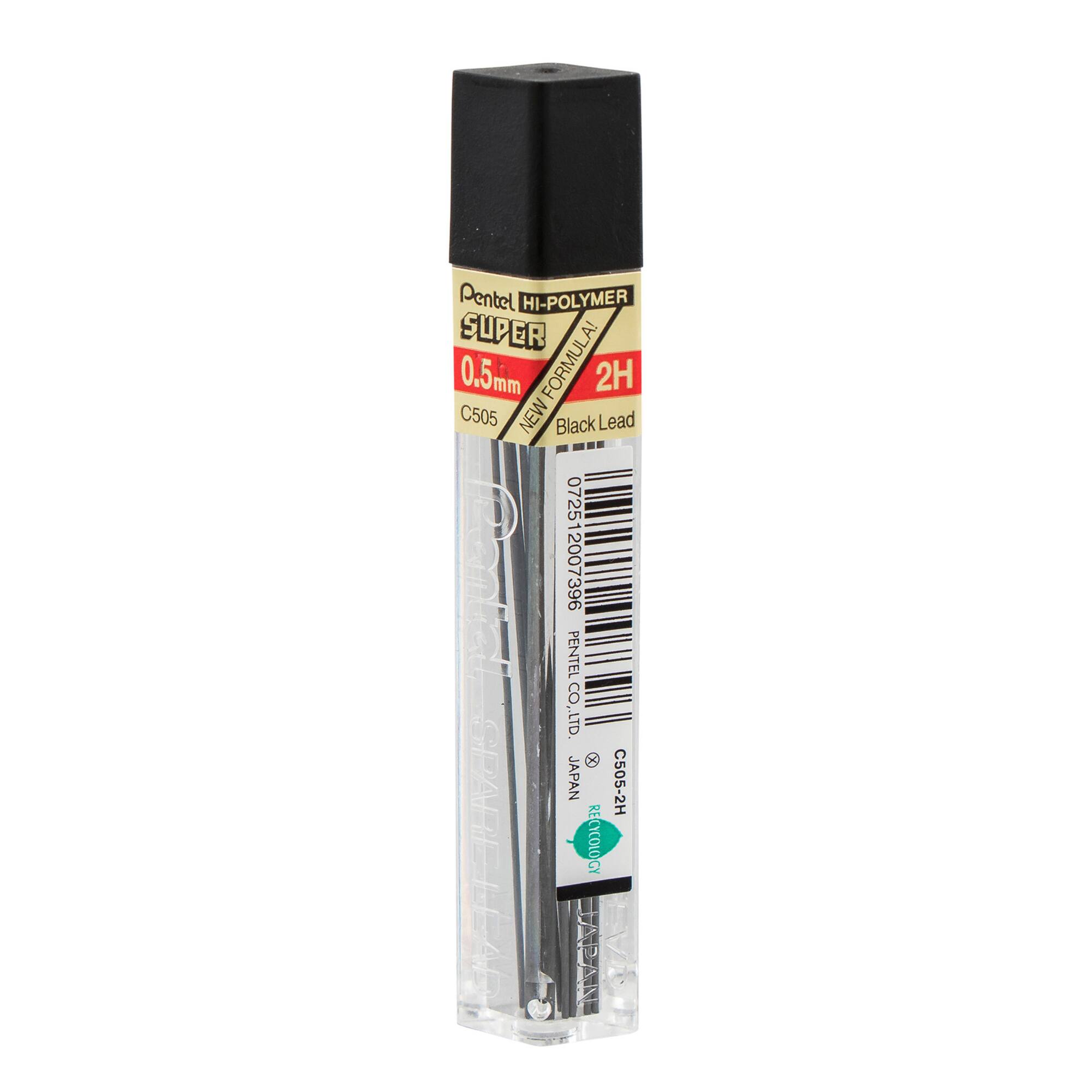 Pentel® Super Hi-Polymer® Fine 0.5mm Pencil Lead Refills